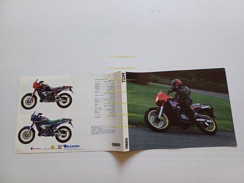 Yamaha TDR 250 1990 depliant italiano originale