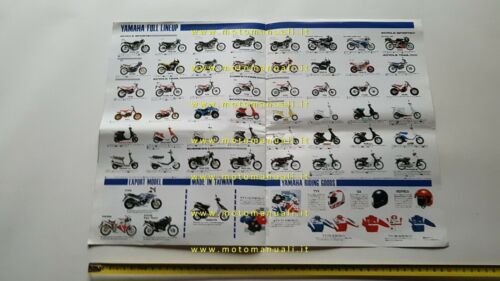 Yamaha Tokyo Motor Show 1989 depliant originale JAPANESE TEXT brochure