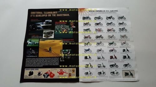 Yamaha Tokyo Motor Show 1991 depliant originale JAPANESE TEXT brochure
