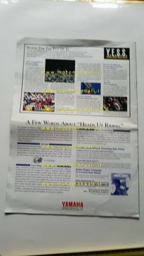 Yamaha Tokyo Motor Show 1991 depliant originale JAPANESE TEXT brochure