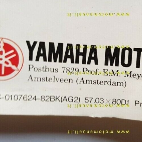 Yamaha TR1 1000 1982 depliant moto ITALIANO originale brochure