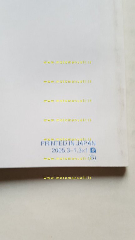 Yamaha Tricker 250 XG250 2005 manuale uso SPAGNOLO originale MANUAL …