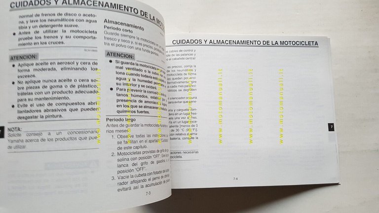 Yamaha Tricker 250 XG250 2005 manuale uso SPAGNOLO originale MANUAL …