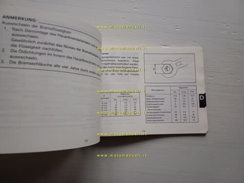 Yamaha TT 350 T 1TJ 1986 manuale uso manutenzione libretto …