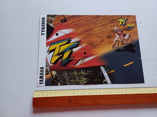 Yamaha TT 600 E 1996 depliant originale ITALIANO