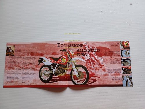 Yamaha TT 600 E 1996 depliant originale ITALIANO