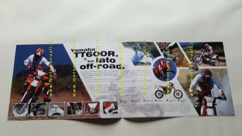 Yamaha TT 600 R 2000 depliant originale brochure ITALIANO
