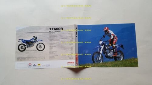 Yamaha TT 600 R 2001 depliant ITALIANO moto originale