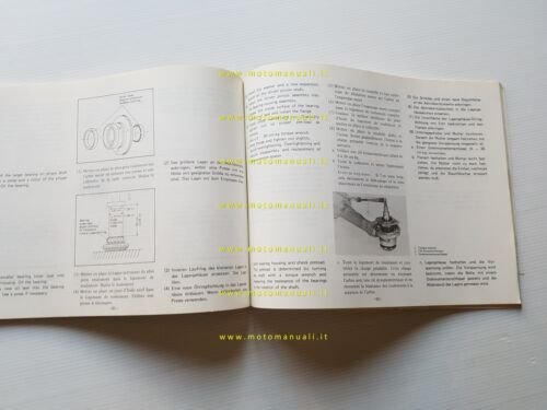 Yamaha tutti modelli 1977 cardano-albero trasmissione manuale officina originale