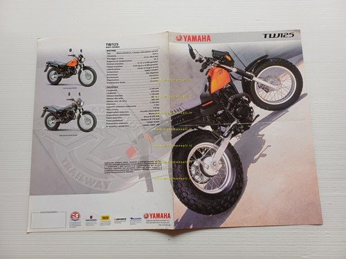 Yamaha TW 125 1999 depliant ITALIANO originale