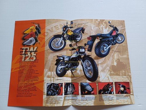 Yamaha TW 125 2000 depliant ITALIANO originale