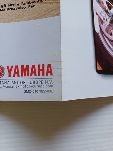 Yamaha TW 125 2000 depliant ITALIANO originale