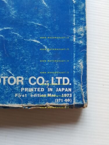 Yamaha TX 500 1973 catalogo ricambi originale spare parts catalogue