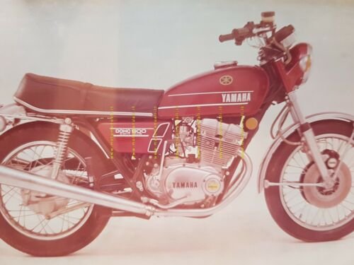 Yamaha TX 500 1974 positivo a colori 18x12 originale foto …