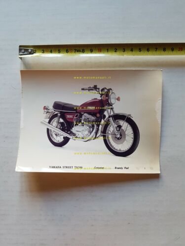 Yamaha TX 500 Street 1974 foto cartella stampa originale press …