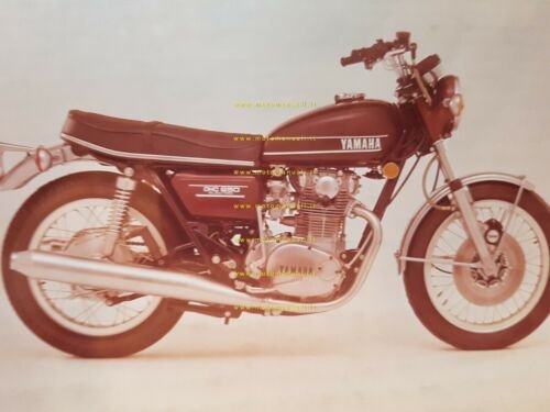 Yamaha TX 650 1974 positivo a colori 18x12 originale foto …