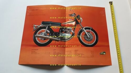 Yamaha TX 750 1973 depliant ITALIANO originale moto