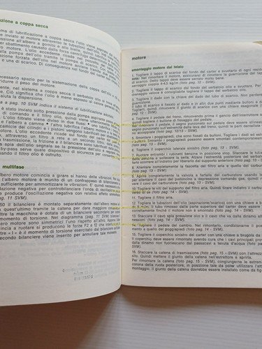 Yamaha TX 750 1973 manuale officina originale Italiano