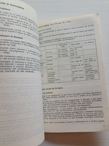 Yamaha TX 750 1973 manuale officina originale Italiano