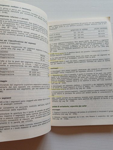 Yamaha TX 750 1973 manuale officina originale Italiano