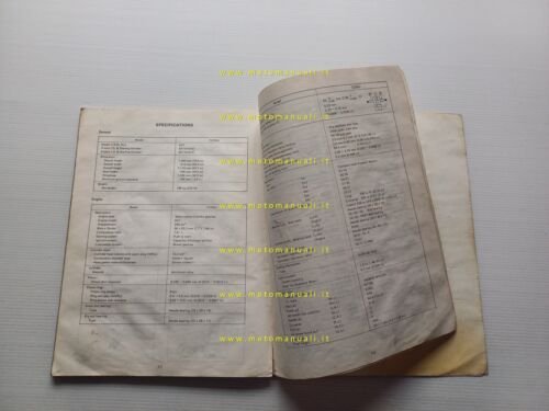 Yamaha TZ 250 J 1981 manuale officina originale INGLESE workshop …