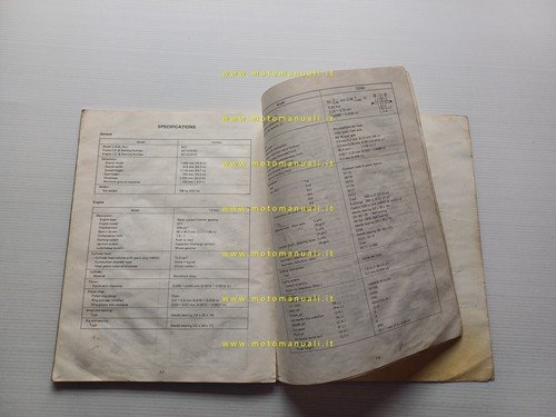 Yamaha TZ 250 J 1981 manuale officina originale INGLESE workshop …