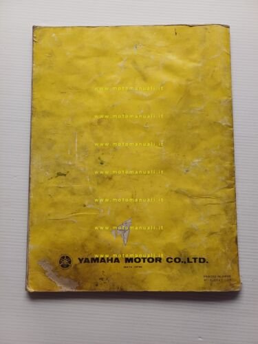 Yamaha TZ 250 J 1981 manuale officina originale INGLESE workshop …
