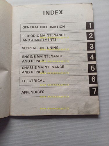 Yamaha TZ 250 J 1981 manuale officina originale INGLESE workshop …