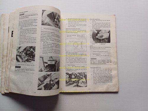 Yamaha TZ 250 J 1981 manuale officina originale INGLESE workshop …