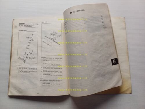 Yamaha TZ 250 J 1981 manuale officina originale INGLESE workshop …