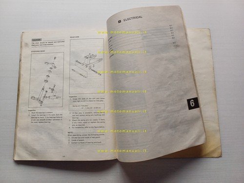 Yamaha TZ 250 J 1981 manuale officina originale INGLESE workshop …