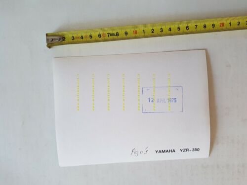 Yamaha TZ (YZR) 350 GP 1975 foto cartella stampa originale …