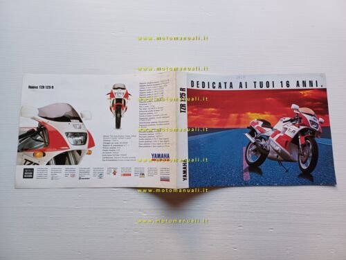 YAMAHA TZR 125 R 1991 depliant originale ITALIANO