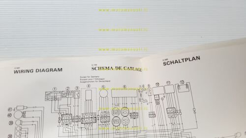Yamaha TZR 250 2XW 1986 manuale uso manutenzione originale