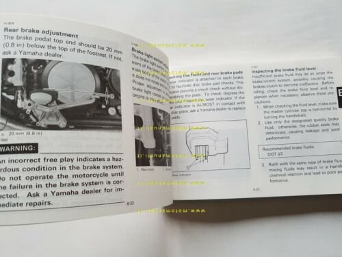 Yamaha V MAX 1200 VMX12 2EN 1986 manuale uso manutenzione …