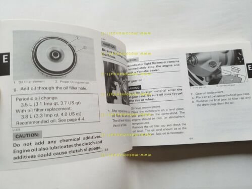 Yamaha V MAX 1200 VMX12 2EN 1986 manuale uso manutenzione …