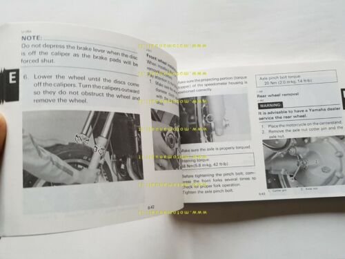 Yamaha V MAX 1200 VMX12 2EN 1986 manuale uso manutenzione …