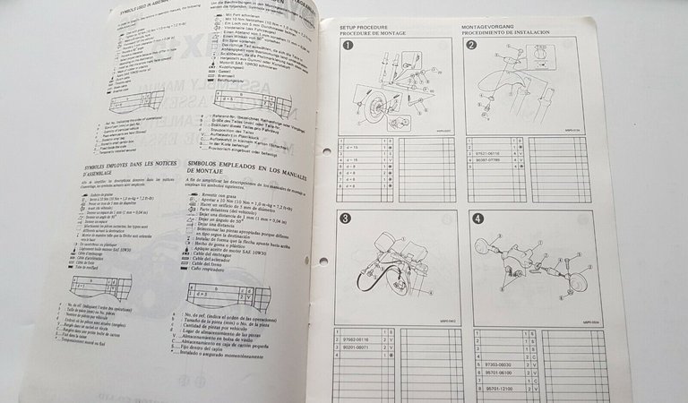 Yamaha VMX 12 V Max 1986 manuale assemblaggio officina originale …