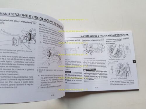 Yamaha WR 125 R-X 22B 2009 manuale uso manutenzione libretto …