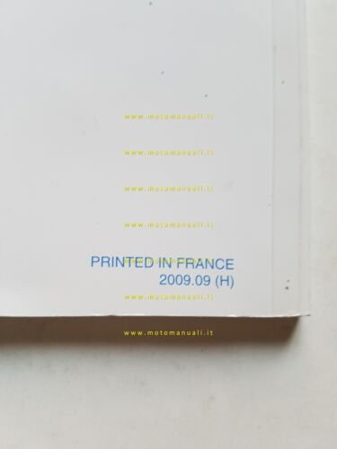 Yamaha WR 125 R-X 22B 2009 manuale uso manutenzione libretto …