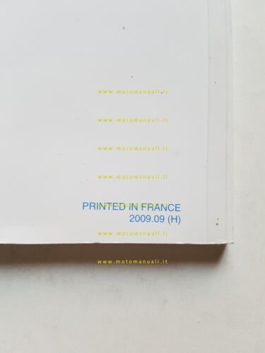 Yamaha WR 125 R-X 22B 2009 manuale uso manutenzione libretto …