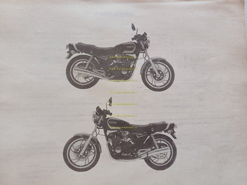 Yamaha XJ 400 4V7 1982 catalogo ricambi originale spare parts …