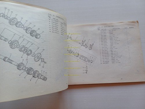 Yamaha XJ 400 4V7 1982 catalogo ricambi originale spare parts …