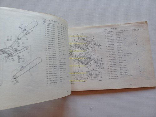 Yamaha XJ 400 4V7 1982 catalogo ricambi originale spare parts …