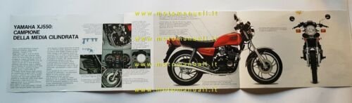 Yamaha XJ 500 1981 depliant originale moto ITALIANO brochure