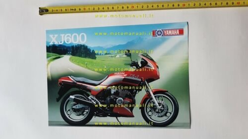 Yamaha XJ 600 1988 depliant originale moto ITALIANO