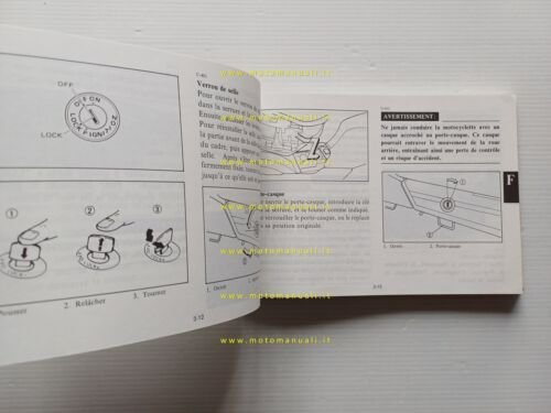 Yamaha XJ 600 51J 1985-86 manuale uso manutenzione originale INGLESE