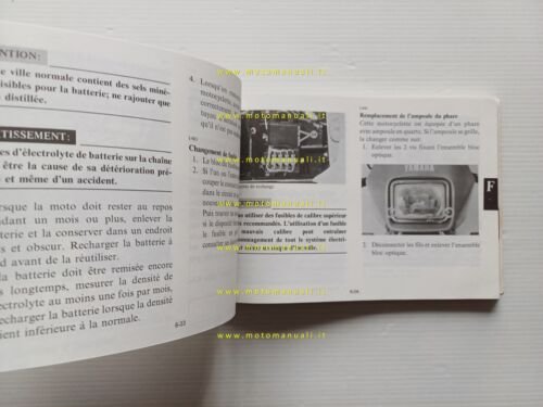 Yamaha XJ 600 51J 1985-86 manuale uso manutenzione originale INGLESE
