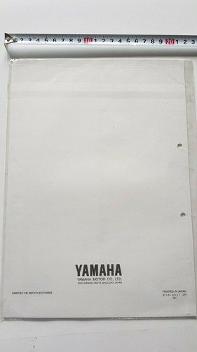Yamaha XJ 600 S 1998 Service Information manuale officina originale