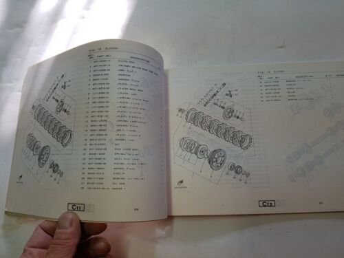 Yamaha XJ 650 1982 catalogo ricambi originale spare parts catalog